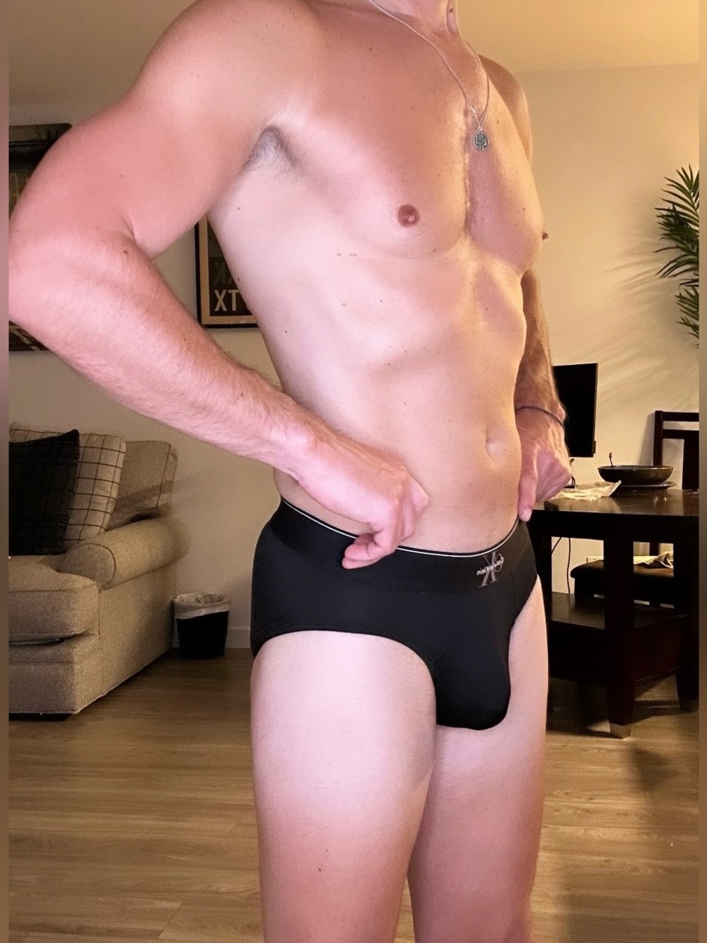 Calvin Klein Men’s Black Stretch Briefs with Logo Waistband - Picture 14 of 14